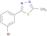 1,3,4-Thiadiazole, 2-(3-bromophenyl)-5-methyl-