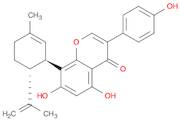 4H-1-Benzopyran-4-one, 5,7-dihydroxy-3-(4-hydroxyphenyl)-8-[(1R,6R)-3-methyl-6-(1-methylethenyl)-2-cyclohexen-1-yl]-, rel-(+)-