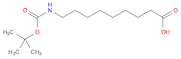 Nonanoic acid, 9-[[(1,1-dimethylethoxy)carbonyl]amino]-