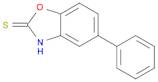 2(3H)-Benzoxazolethione, 5-phenyl-