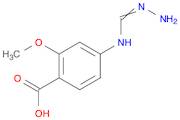 Benzoic acid, 4-[(aminoiminomethyl)amino]-2-methoxy-