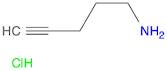 4-Pentyn-1-amine, hydrochloride (1:1)