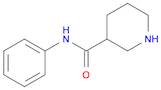 3-Piperidinecarboxamide, N-phenyl-