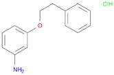 Benzenamine, 3-(2-phenylethoxy)-, hydrochloride (1:1)