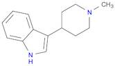 1H-Indole, 3-(1-methyl-4-piperidinyl)-