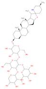 β-D-Galactopyranoside, (3β,5α,22β,25S)-spirosolan-3-yl O-β-D-glucopyranosyl-(1→2)-O-[β-D-xylopyranosyl-(1→3)]-O-β-D-glucopyranosyl-(1→4)-