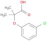 Propanoic acid, 2-(3-chlorophenoxy)-2-methyl-