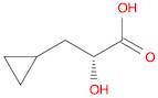 Cyclopropanepropanoic acid, α-hydroxy-, (αR)-
