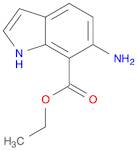 1H-Indole-7-carboxylic acid, 6-amino-, ethyl ester