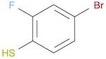 Benzenethiol, 4-bromo-2-fluoro-