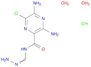 2-Pyrazinecarboxamide, 3,5-diamino-N-(aminoiminomethyl)-6-chloro-, hydrochloride, hydrate (1:1:2)