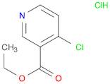 3-Pyridinecarboxylic acid, 4-chloro-, ethyl ester, hydrochloride (1:1)