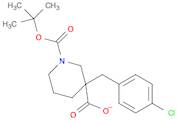 1,3-Piperidinedicarboxylic acid, 3-[(4-chlorophenyl)methyl]-, 1-(1,1-dimethylethyl) ester