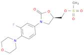 2-Oxazolidinone, 3-[3-fluoro-4-(4-morpholinyl)phenyl]-5-[[(methylsulfonyl)oxy]methyl]-, (5R)-