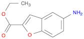 2-Benzofurancarboxylic acid, 5-amino-, ethyl ester
