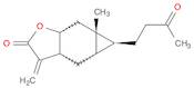 2H-Cyclopropa[f]benzofuran-2-one, octahydro-5a-methyl-3-methylene-5-(3-oxobutyl)-, (3aR,4aS,5S,5aR,6aR)-