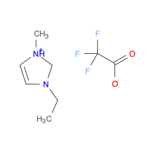 1H-Imidazolium, 3-ethyl-1-methyl-, 2,2,2-trifluoroacetate (1:1)