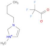 1H-Imidazolium, 3-butyl-1-methyl-, 2,2,2-trifluoroacetate (1:1)