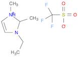 1H-Imidazolium, 3-ethyl-1,2-dimethyl-, trifluoromethanesulfonate (1:1)