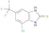 2H-Benzimidazole-2-thione, 4-chloro-1,3-dihydro-6-(trifluoromethyl)-
