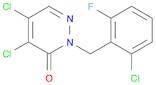 3(2H)-Pyridazinone, 4,5-dichloro-2-[(2-chloro-6-fluorophenyl)methyl]-
