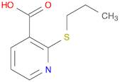 3-Pyridinecarboxylic acid, 2-(propylthio)-
