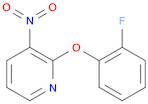 Pyridine, 2-(2-fluorophenoxy)-3-nitro-