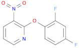 Pyridine, 2-(2,4-difluorophenoxy)-3-nitro-