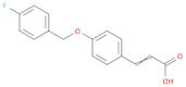 2-Propenoic acid, 3-[4-[(4-fluorophenyl)methoxy]phenyl]-