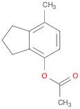 1H-Inden-4-ol, 2,3-dihydro-7-methyl-, 4-acetate