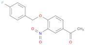 Ethanone, 1-[4-[(4-fluorophenyl)methoxy]-3-nitrophenyl]-