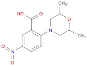Benzoic acid, 2-(2,6-dimethyl-4-morpholinyl)-5-nitro-