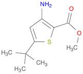 2-Thiophenecarboxylic acid, 3-amino-5-(1,1-dimethylethyl)-, methyl ester