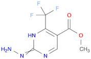 5-Pyrimidinecarboxylic acid, 2-hydrazinyl-4-(trifluoromethyl)-, methyl ester