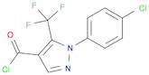 1H-Pyrazole-4-carbonyl chloride, 1-(4-chlorophenyl)-5-(trifluoromethyl)-