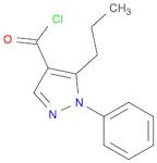 1H-Pyrazole-4-carbonyl chloride, 1-phenyl-5-propyl-