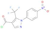 1H-Pyrazole-4-carbonyl chloride, 1-(4-nitrophenyl)-5-(trifluoromethyl)-