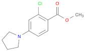 Benzoic acid, 2-chloro-4-(1-pyrrolidinyl)-, methyl ester