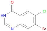 4(3H)-Quinazolinone, 7-bromo-6-chloro-