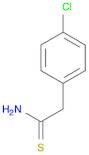 Benzeneethanethioamide, 4-chloro-