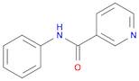 3-Pyridinecarboxamide, N-phenyl-