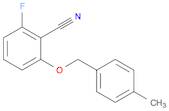 Benzonitrile, 2-fluoro-6-[(4-methylphenyl)methoxy]-