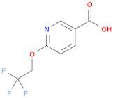 3-Pyridinecarboxylic acid, 6-(2,2,2-trifluoroethoxy)-