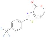 4-Thiazolecarboxylic acid, 2-[4-(trifluoromethyl)phenyl]-, ethyl ester