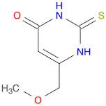 4(1H)-Pyrimidinone, 2,3-dihydro-6-(methoxymethyl)-2-thioxo-