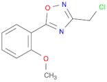 1,2,4-Oxadiazole, 3-(chloromethyl)-5-(2-methoxyphenyl)-