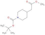 4-Piperidineacetic acid, 1-[(1,1-dimethylethoxy)carbonyl]-, methyl ester