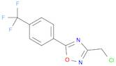 1,2,4-Oxadiazole, 3-(chloromethyl)-5-[4-(trifluoromethyl)phenyl]-