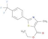 5-Thiazolecarboxylic acid, 4-methyl-2-[4-(trifluoromethyl)phenyl]-, ethyl ester