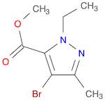 1H-Pyrazole-5-carboxylic acid, 4-bromo-1-ethyl-3-methyl-, methyl ester